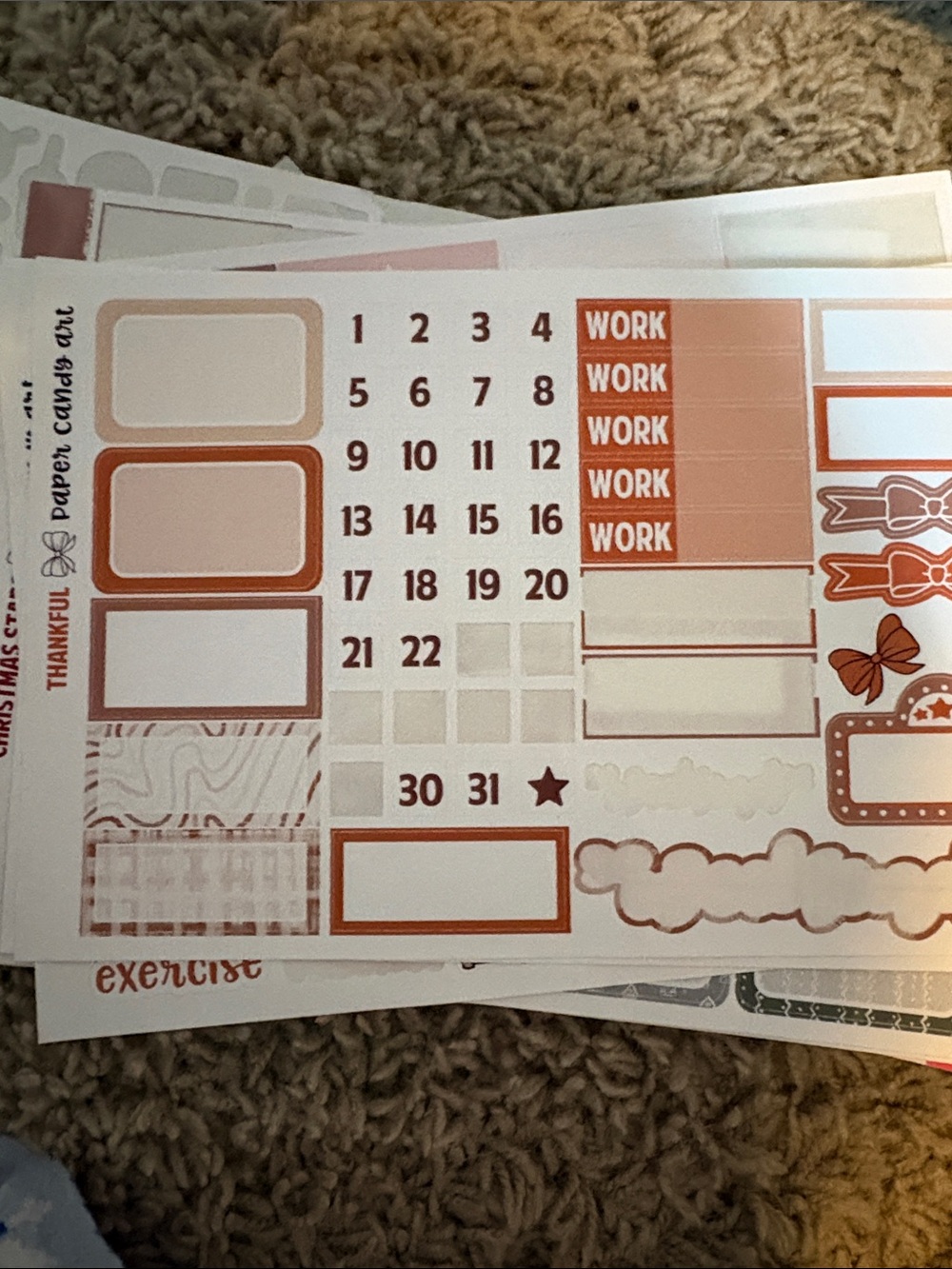 Assorted Planner Sticker Sheets - Multicolor - Picture 15 of 16
